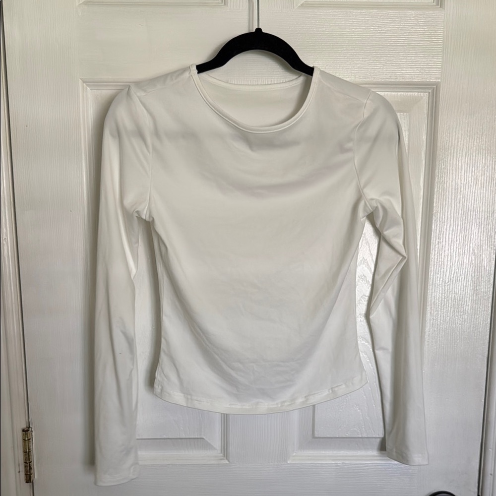 Classic White Long Sleeve Top